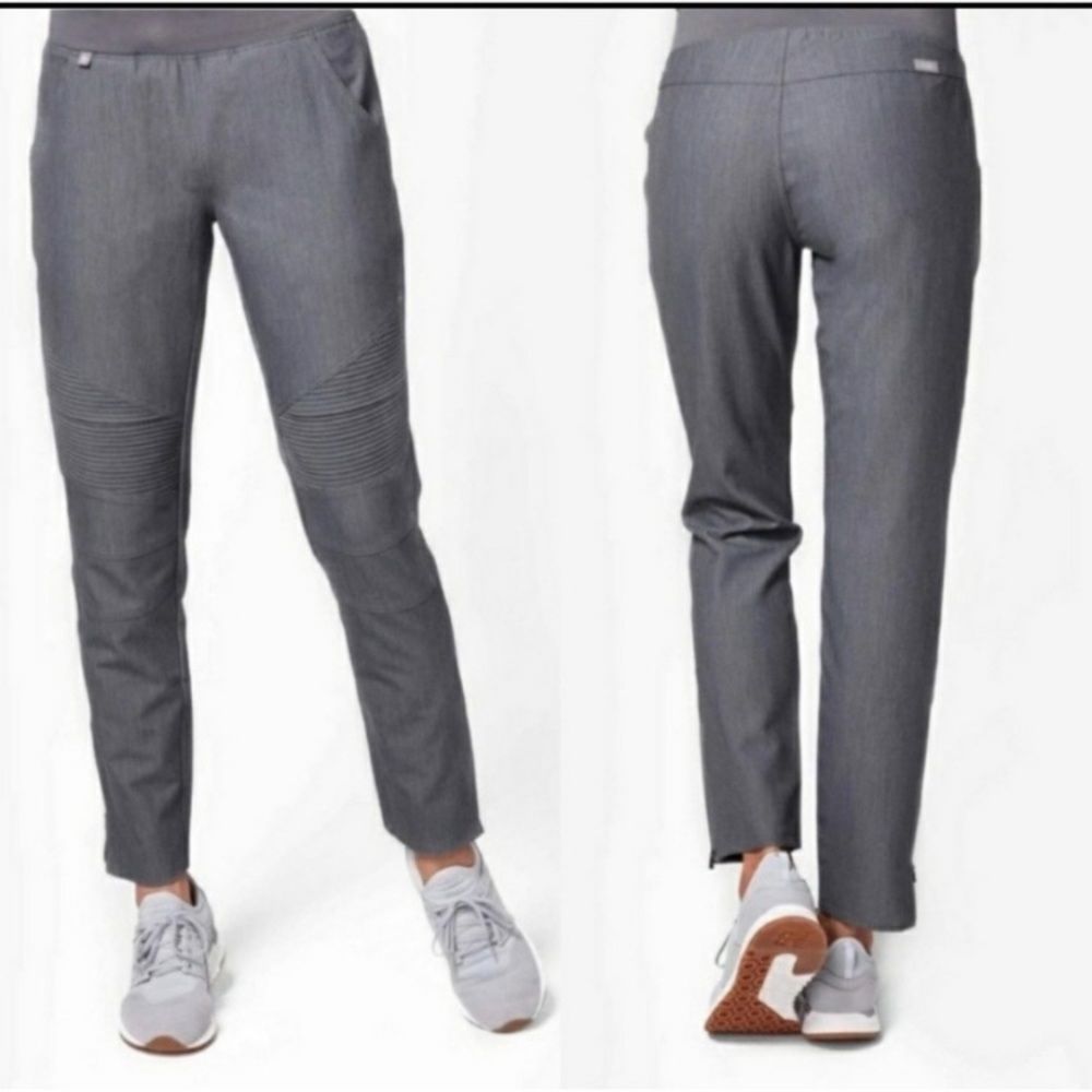 FIGS Technical Collection Kanye Moto Scrub Pants Limited Edition Graphite Gray S - Picture 1 of 12